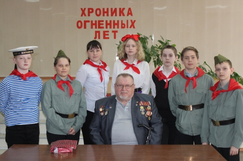 Встреча с ветераном вооружённых сил СССР и РФ, В. И. Ружевичем